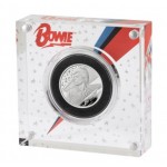 UK David Bowie 2020 1/2 Onça (1 Pound) Prata Proof 